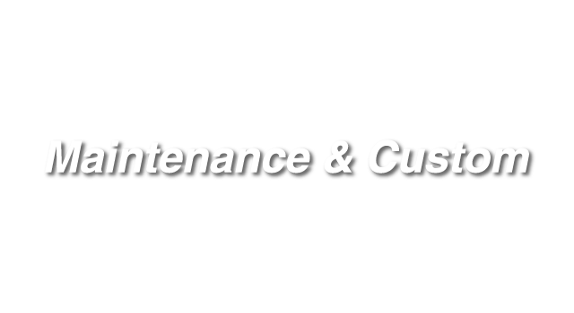 Maintenance & Custom